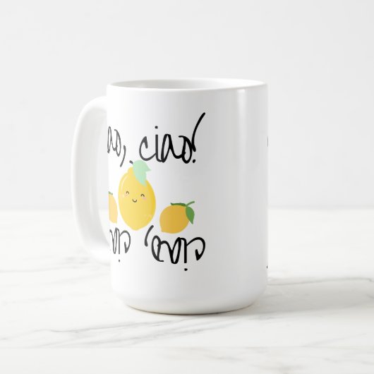 Ciao, Ciao! Koffiemok (Voorkant links)