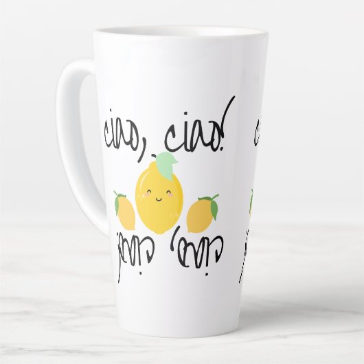 Ciao, Ciao! (met citroenen (limoni)) Latte Mok (Linkerhoek)