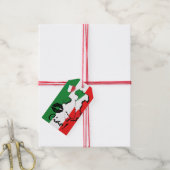 Ciao! Feestelijke Italiaanse vlag cadeau Label Cadeaulabel (Met Touw)