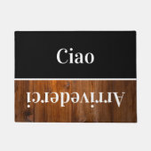 Ciao - groeten in het Italiaans no3 Doormat Deurmat (Voorkant)