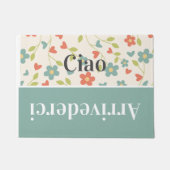 Ciao - groeten in het Italiaans - voorjaar Deurmat (Voorkant)