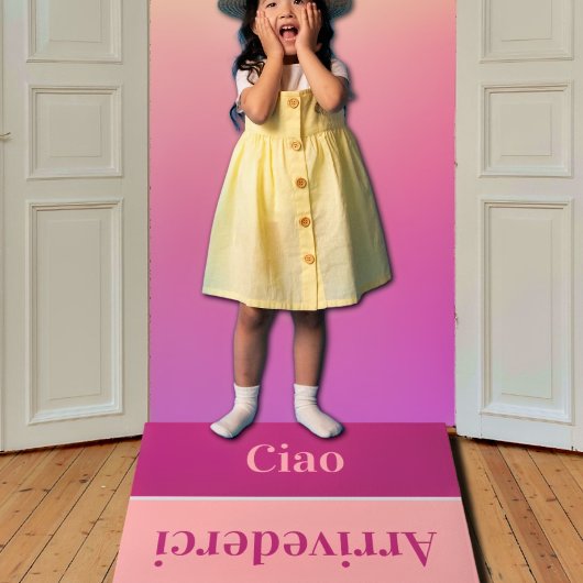 Ciao - groeten in Italiaans no3 Deurmat