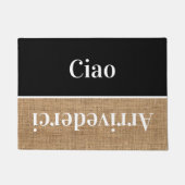 Ciao - groeten in Italiaans no4 Deurmat (Voorkant)