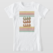 Ciao hallo | Italiaans | Groovy Typography Tshirt (Laagn)