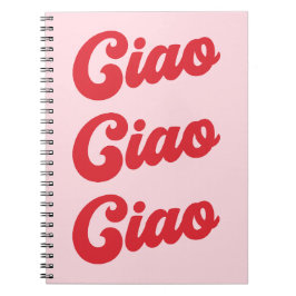 Ciao Herhalende Tekst Notitieboek