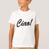 Ciao Italiaans Shirt (Voorkant)