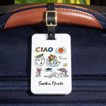 Ciao! Italiaanse Amalfi-kust handgetekende aangepa