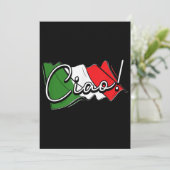 Ciao. - Italiaanse en Europese Venetië Scooter en  Kaart (Staand voorkant)