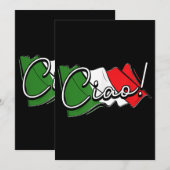 Ciao. - Italiaanse en Europese Venetië Scooter en  Kaart (Voorkant / Achterkant)