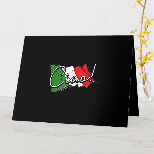 Ciao. - Italiaanse en Europese Venetië Scooter en  Kaart (Gele Bloem)