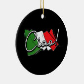 Ciao. - Italiaanse en Europese Venetië Scooter en Keramisch Ornament (Rechts)