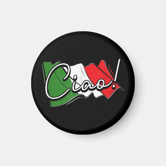 Ciao. - Italiaanse en Europese Venetië Scooter en  Magneet (Voorkant)