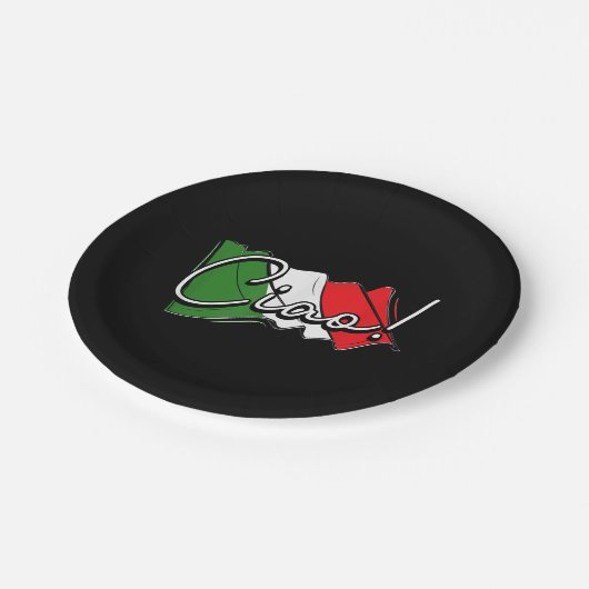 Ciao. - Italiaanse en Europese Venetië Scooter en  Papieren Bordje (Gekanteld)