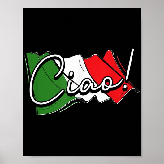 Ciao. - Italiaanse en Europese Venetië Scooter en  Poster (Voorkant)