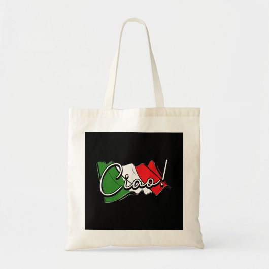 Ciao. - Italiaanse en Europese Venetië Scooter en  Tote Bag (Voorkant)