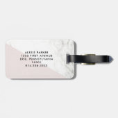 Ciao | Italiaanse Hallo en afscheid van Marble Kij Bagagelabel (Achterkant horizontaal)