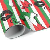 Ciao Italiaanse vlag en vormen Cadeaupapier (Rol Hoek)