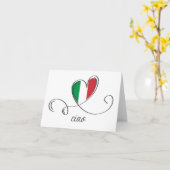 Ciao, Italiaanstalige groet Kaart (Gele Bloem)