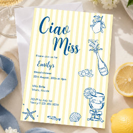 Ciao Miss Bruidsfeest Uitnodiging