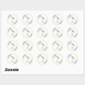 Ciao Miss Bruiloft Rond Sticker (Vel)