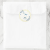 Ciao Miss Bruiloft Rond Sticker (Tas)