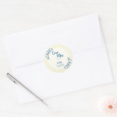 Ciao Miss Bruiloft Rond Sticker (Envelop)