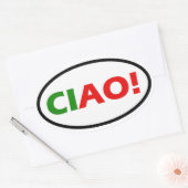 CIAO! OVALE STICKER (Envelop)