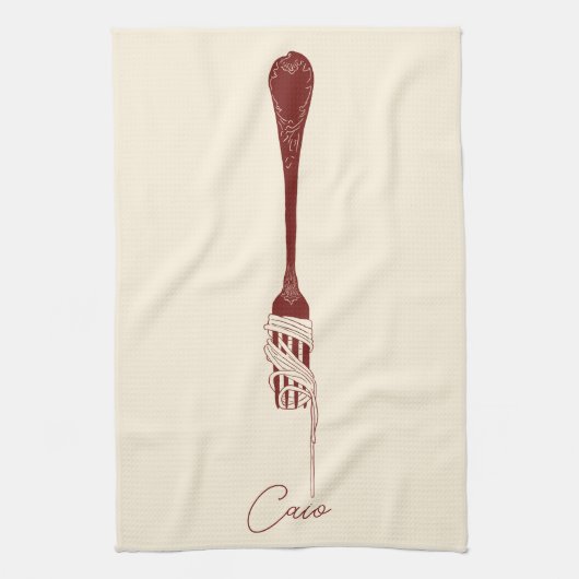 Ciao Pasta Keukenhanddoeken (Verticaal)