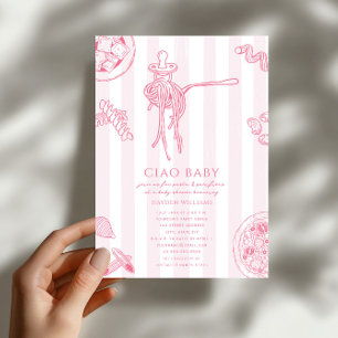 Ciao Pasta & Pacifiers Italiaanse Meisje Baby Show Kaart