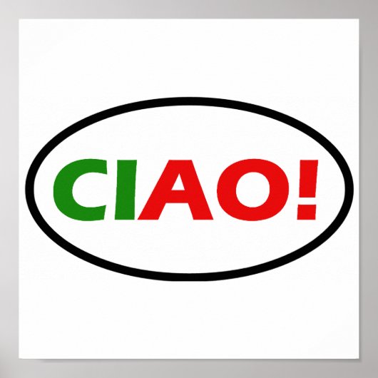 Ciao! Poster (Voorkant)