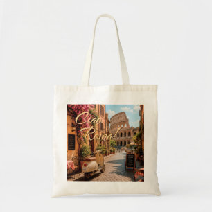 Ciao Roma Vintage Colosseum Esthetiek  Tote Bag