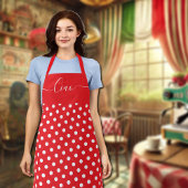 Ciao - rood witte polka schort