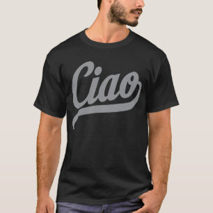 Ciao-script (grijs) t-shirt