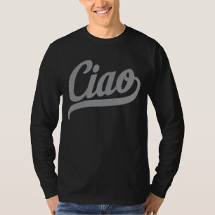 Ciao-script (grijs) t-shirt
