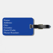 Ciao tekst ontwerp bagagelabel (Achterkant horizontaal)