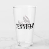 Ciao tekst ontwerp glas (Achterkant)