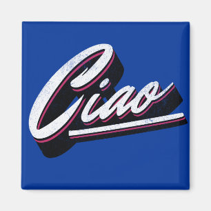 Ciao tekst ontwerp magneet