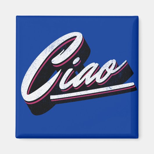 Ciao tekst ontwerp magneet (Voorkant)