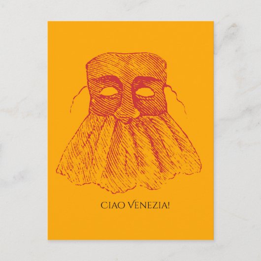 Ciao Venezia! Briefkaart (Voorkant)