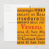 Ciao Venezia! Briefkaart (Voorkant / Achterkant)
