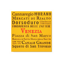 Ciao Venezia! canvas afdruk