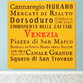 Ciao Venezia! canvas afdruk (Insitu (Houten vloer))