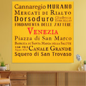 Ciao Venezia! Canvas Afdruk (Insitu (Woonkamer))