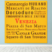 Ciao Venezia! Canvas Afdruk (Insitu (Houten vloer))