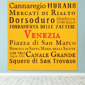 Ciao Venezia! Canvas Afdruk (Insitu (Houten vloer))