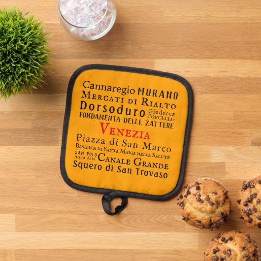 Ciao Venezia! canvas afdruk Pannenlap (Top down)