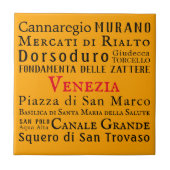 Ciao Venezia! Tegeltje (Voorkant)