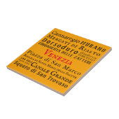 Ciao Venezia! Tegeltje (Zijkant)