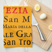 Ciao Venezia! Theedoek (Quarter Fold)