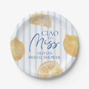 Ciao voor de bruidsfeest van Miss Lemon Papieren Bordje
